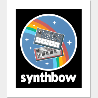 Modular Synthesizer Synth Synthbow Retro Techno Posters and Art